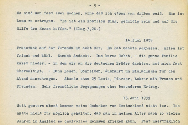 Tagebuchaufzeichnungen von Dietrich Bonhoeffer